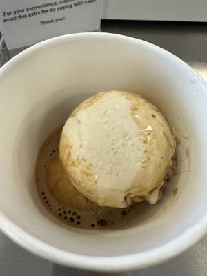I can never resist an affogato!  at Gelato-go in Lauderdale-by-the-sea