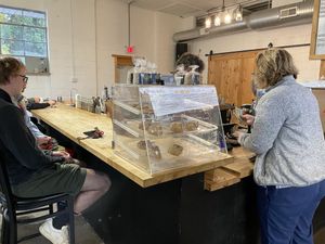 Inside   at Three Crowns Coffee in Warsaw