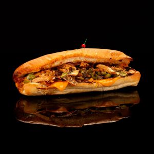 Vegan philly sub at Wanted Grill in Santa Clarita