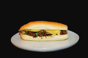 vegan philly at Wanted Grill in Santa Clarita