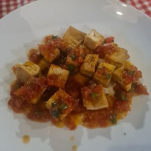 Tofu with Tomato sauce at Midori House - East meets West in Phu Quoc