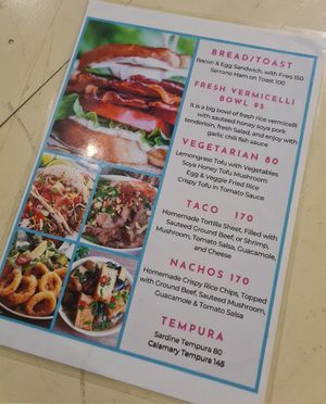 One part of the Menu at Midori House - East meets West in Phu Quoc