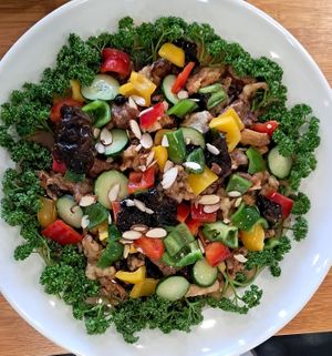 Sweet And Sour Mushroom - R 20,000won at Loving Hut - Peace Point in Daegu