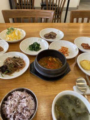 Set menu specials  at Loving Hut - Peace Point in Daegu