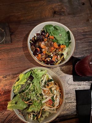 Raw bowl and the roots bowl   at Roots  in Canggu