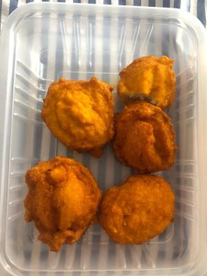 Acarajé at LIVA Vida Vegana in Fortaleza