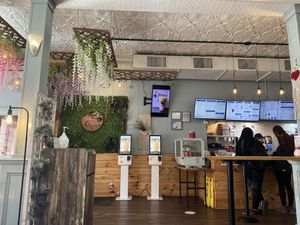 Cute interior  at Bubble Cafe in Athens