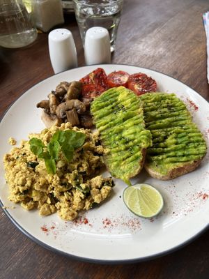 Big Vegan Breakkie  at Gili Coffee Roasters in 