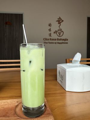 Matcha tea latte  at Fortunate Coffee - Pondok Indah in Jakarta