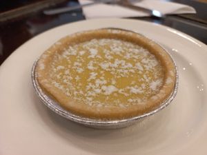 Lemon tart at Jubilee Cafe in Selsdon