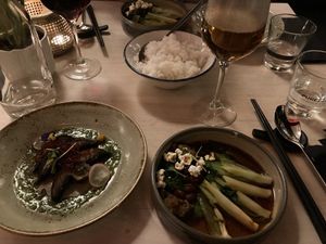 Paksoi en spicy portobello    at Umami in Rotterdam