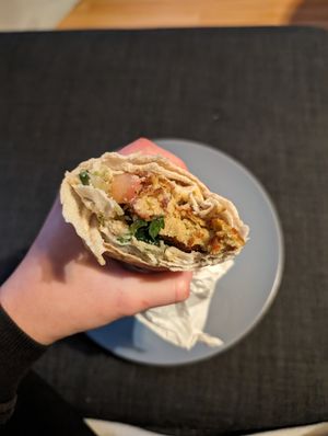 Falafel wrap #Veganuary at EL HABAB in Cologne