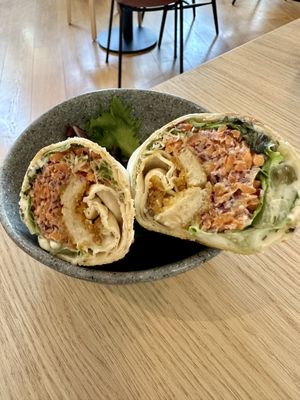 Crispy chicken wrap  at Copper Branch in Almere