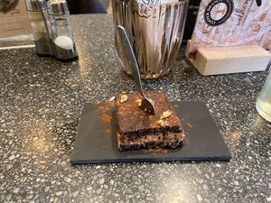 Peanut/date carre: very good!  at Copper Branch in Almere