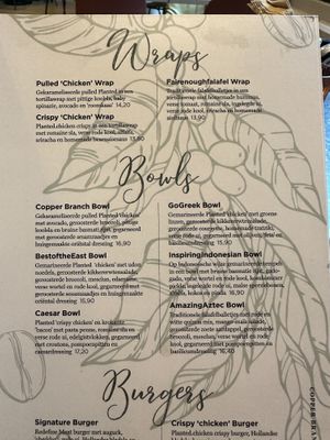 Alle Burger können glutenfrei hergestellt werden.  at Copper Branch in Almere