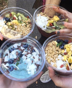Acai bowls, Blue Power bowl  at Sky High Juice - Daikanyama in Tokyo