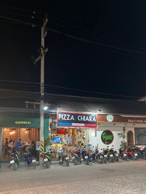 Direkt neben pure vegan heaven  at Pizzeria Chiara in Koh Phangan