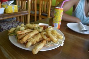 fried vegetables at You and Me in Patong