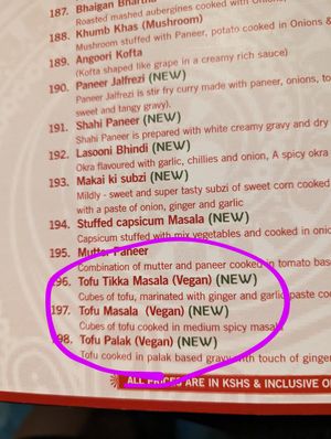  at Chowpaty Pure Vegetarian Restaurant in Nairobi