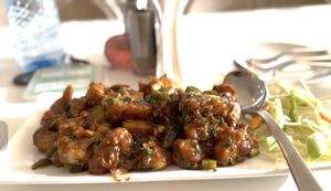 Gobi mansurian (so good 😌)  at Chowpaty Pure Vegetarian Restaurant in Nairobi