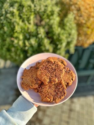 Vegan, glutenfree and no refined sugar cookies  at Melrose Kitchen in Geneva