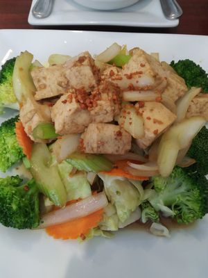 Garlic vegetables-excellent at Sultan Thai in Sultan