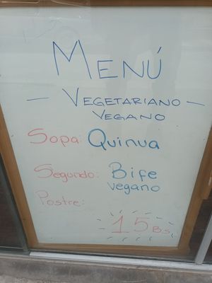  at Sultanas Veggie in Oruro