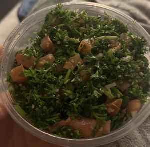 Fresh tabouli 🤍🌱  at Lebanese Taverna Market in Arlington