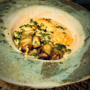 Auberginen Röllchen  at PLAT a PLAT in Mallorca