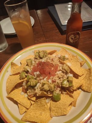 Nachos con carne de soja at Graffity in Hiroshima