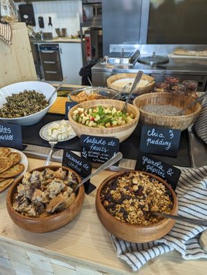 Brunch buffet at La Bouture in Strasbourg