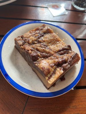 Brownie for dessert   at La Bouture in Strasbourg