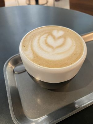 Flat white  at Osom in Madrid