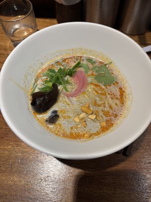 Vegan ramen  at Noodle Factory Life in Oita