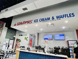 Bright and cheerful environment   at Grandma's Ice Cream & Waffles in Rockville