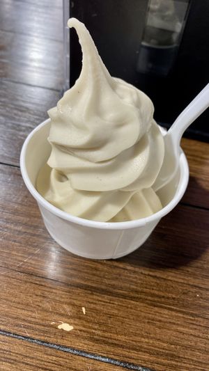 Vanilla soft serve   at Grandma's Ice Cream & Waffles in Rockville