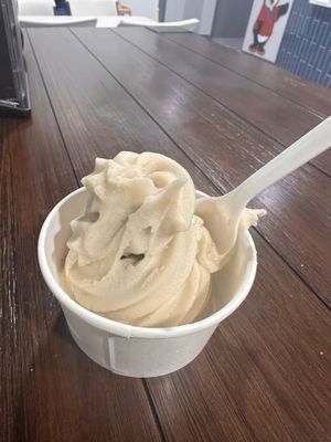 The  soft serve was vanilla, bean, pineapple, or mango at Grandma's Ice Cream & Waffles in Rockville