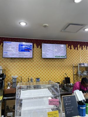 Menu  at Grandma's Ice Cream & Waffles in Rockville