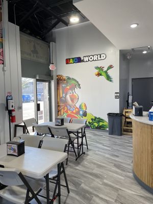 Kids  at Grandma's Ice Cream & Waffles in Rockville