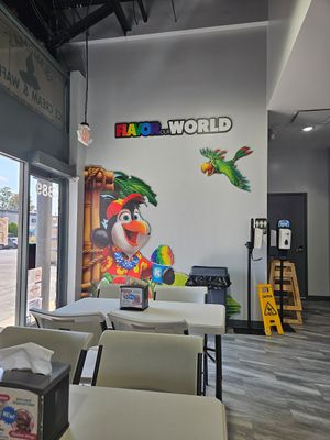 Meal wall at Grandma's Ice Cream & Waffles in Rockville