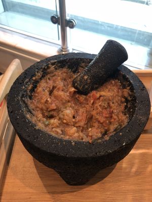 Salsa rojo  at La Patrona in Abu Dhabi