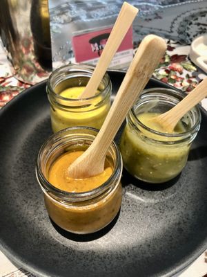 Condiments   at La Patrona in Abu Dhabi