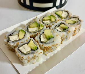 Tofu maki  at Moshi in Dubai