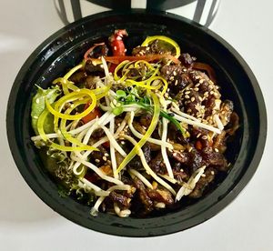 Mushroom congee at Moshi in Dubai