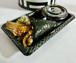 Inaari fried tofu temaki  at Moshi in Dubai