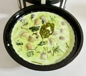 Thai green curry at Moshi in Dubai