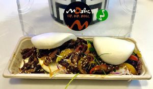 Shiitake chilli bao  at Moshi in Dubai