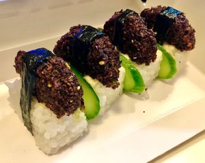 Falafel nigiri  at Moshi in Dubai