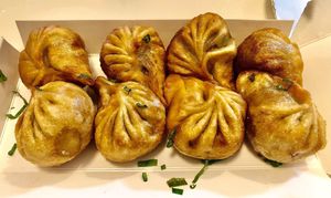 Fried vegetable momo  at Moshi in Dubai