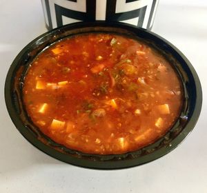 Garlic tofu at Moshi in Dubai